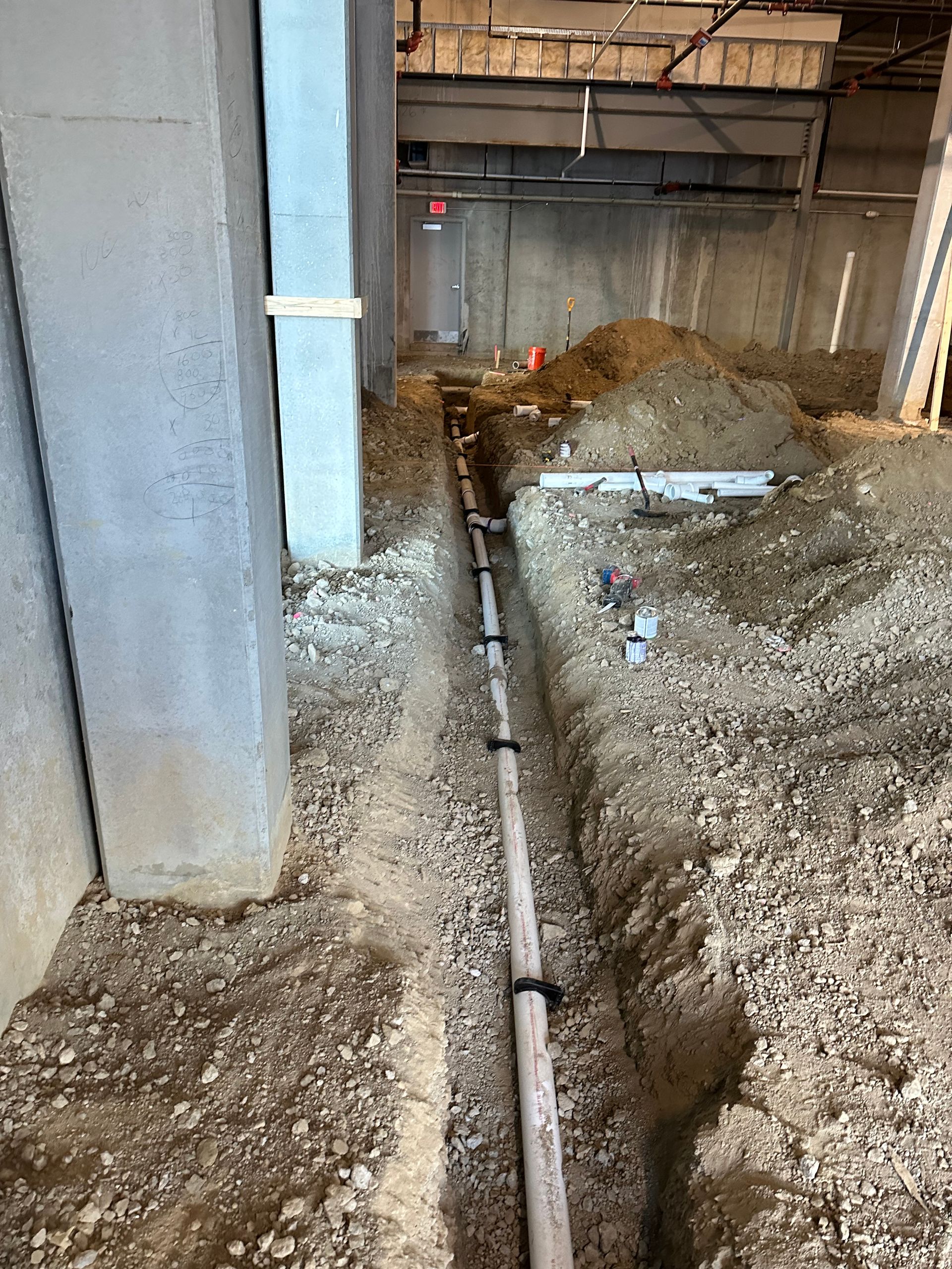 commercial pipe work