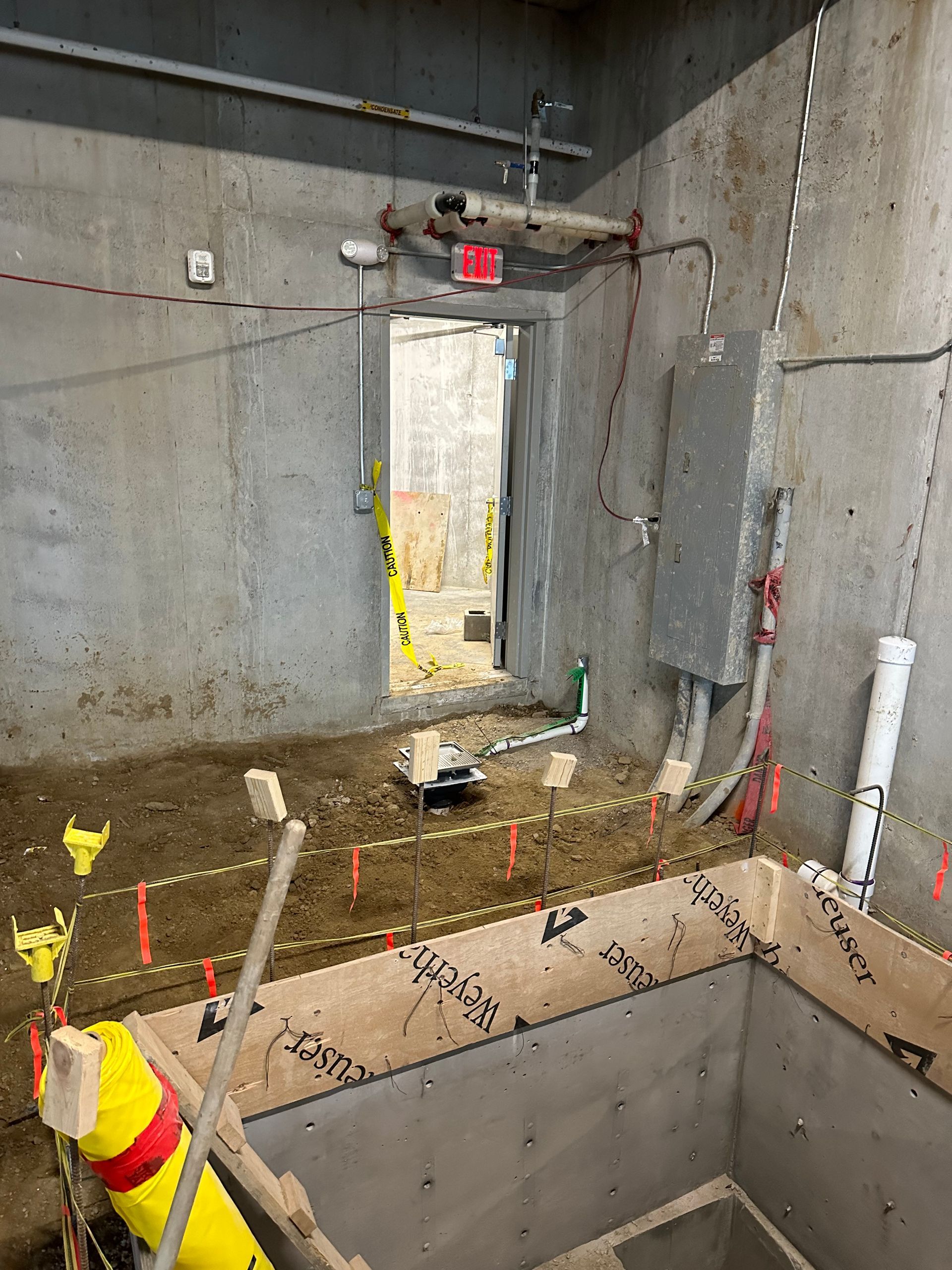 commercial installed plumbing work project