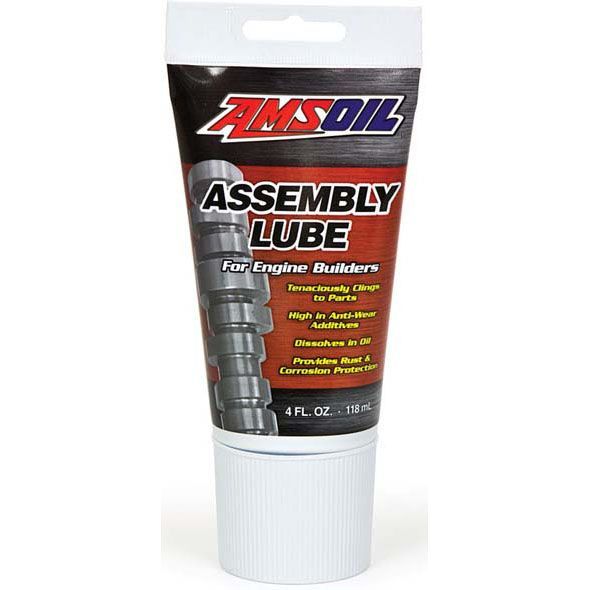 A tube of amsoil assembly lube for engine builders