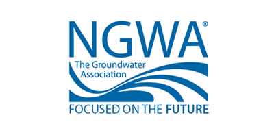 NGWA logo: blue text and waves.