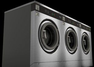 Coin laundry machines