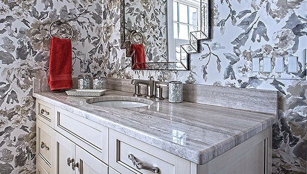 Bathroom vanity countertop
