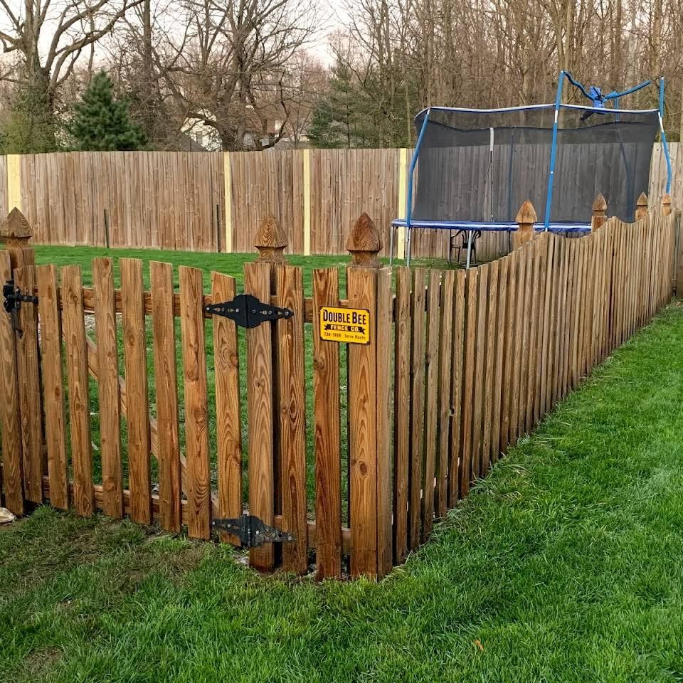 After pressure washing