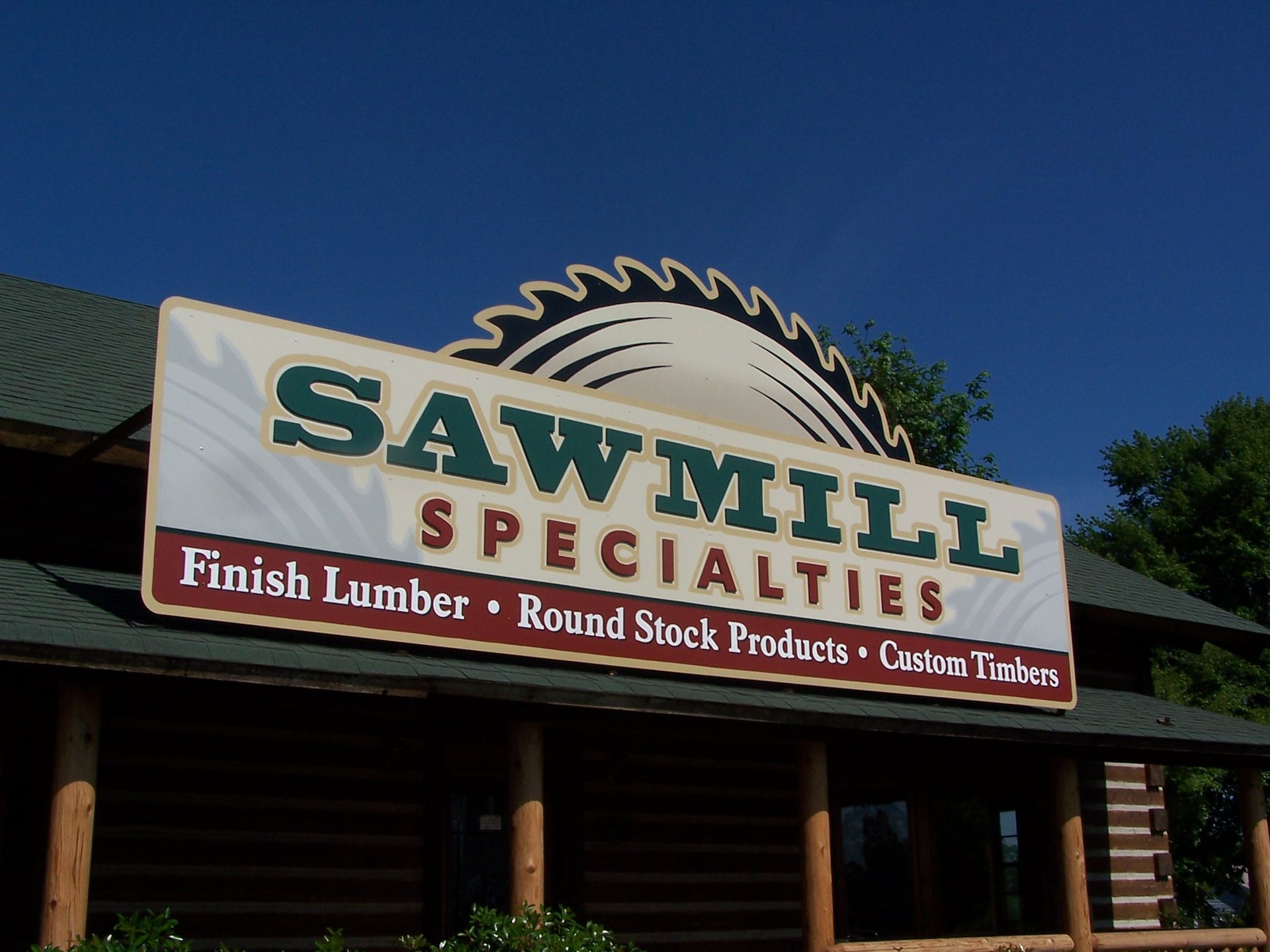 Sawmill Custom Sign