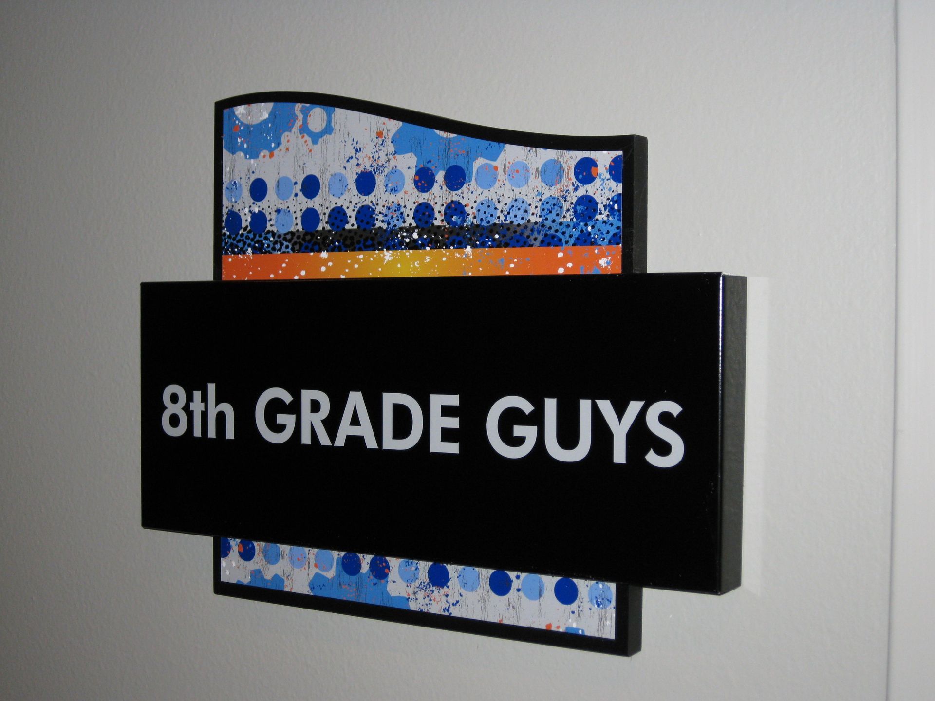 8th Grade Guys Custom Signs