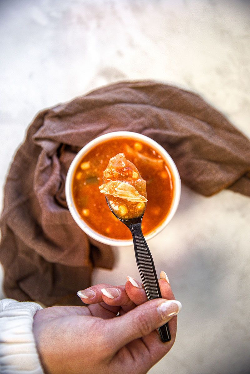 A delicious bowl of soup