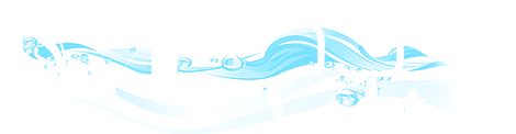 Abstract light blue wave graphic on a white background with soft flowing lines