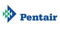 Pentair logo with blue text and green-and-blue geometric icon