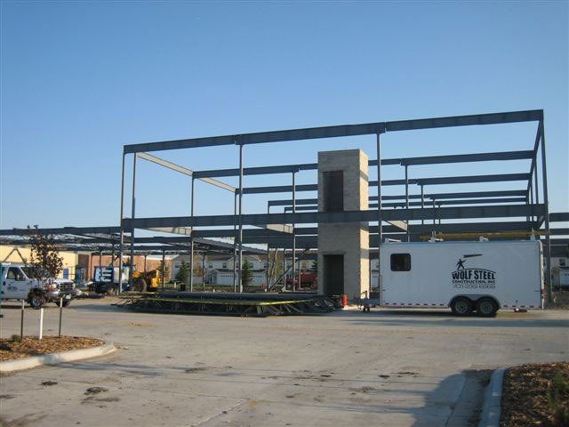 A white trailer with the word watts on it