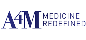 A4M logo with “MEDICINE REDEFINED” in blue text on a white background