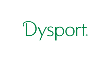 Green “Dysport” logo on a white background
