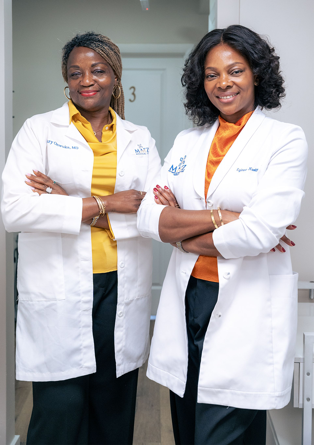 Dr. Mary Onwuka and Dr. Ezinne Nwotite