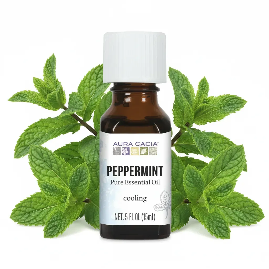 Aura Cacia Peppermint Essential Oil at Rustic Oils