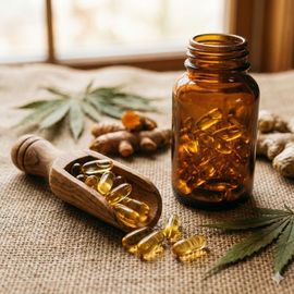 CBD capsules and softgels at Rustic Oils