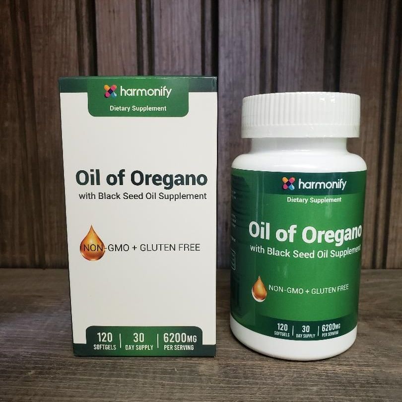 Harmonify Oil of Oregano with Blackseed