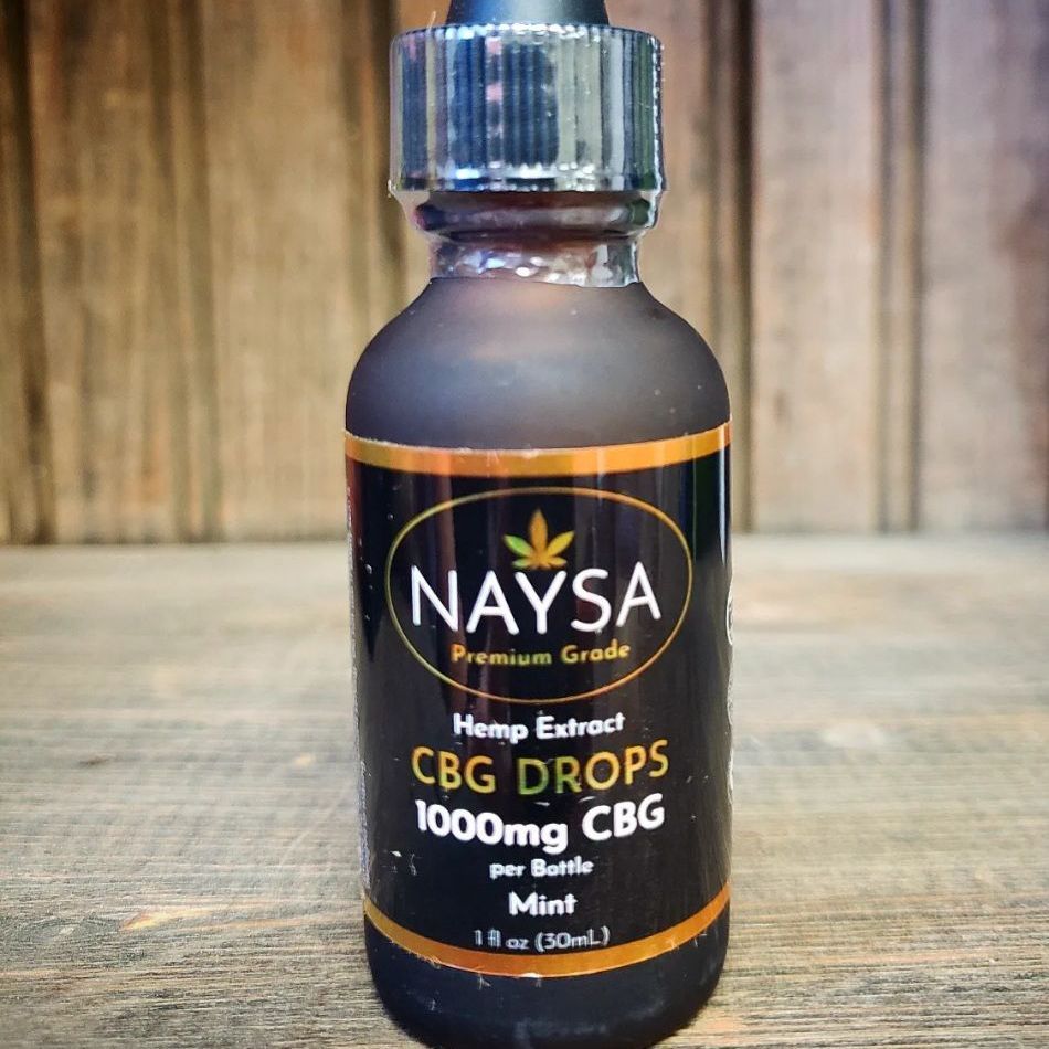 Naysa CBG Tincture at Rustic Oils