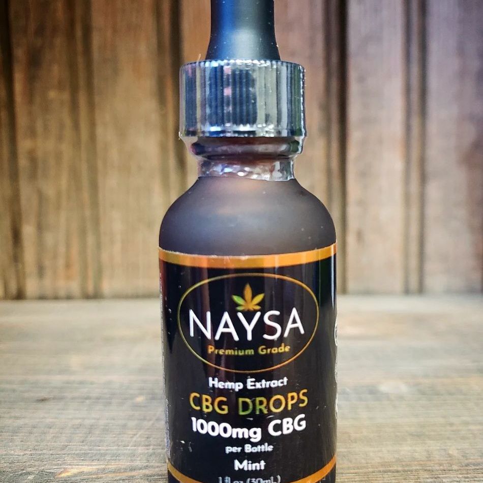 Naysa CBG Tincture at Rustic Oils