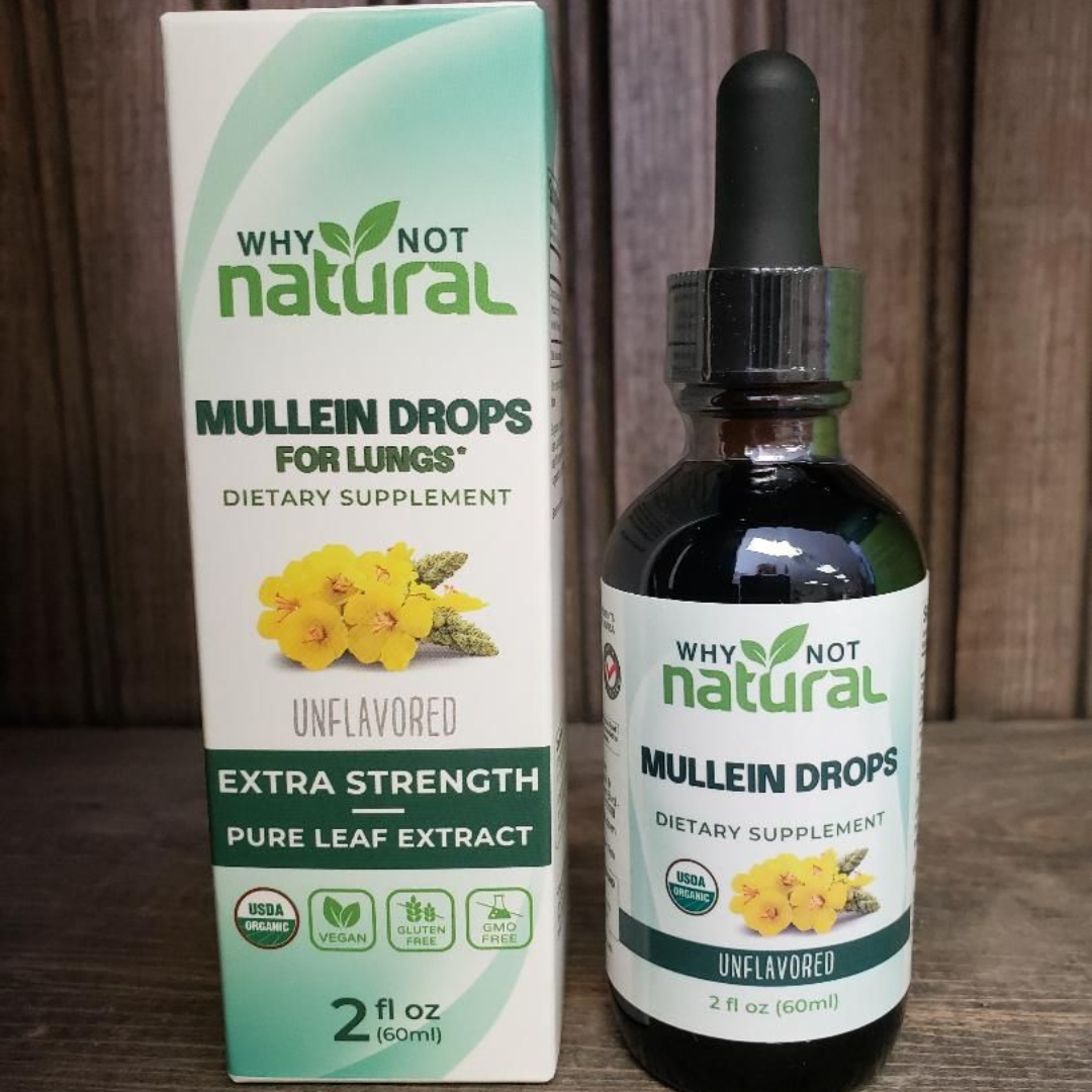 Why Not Natural Mullein Lung Detox Drops