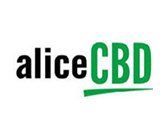 Alice CBD logo: black text