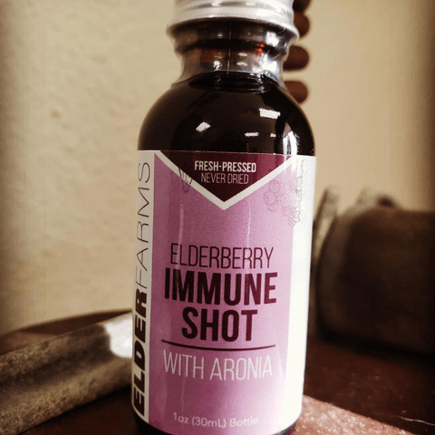 Elder Farms Immunity Shot at Rustic Oils