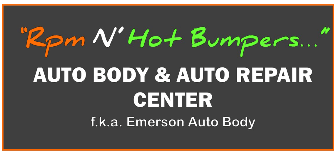 RPM 'N' Hot Bumpers fka. Emerson Auto Body - logo