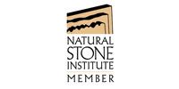 The natural stone institute logo is a member of the natural stone institute.