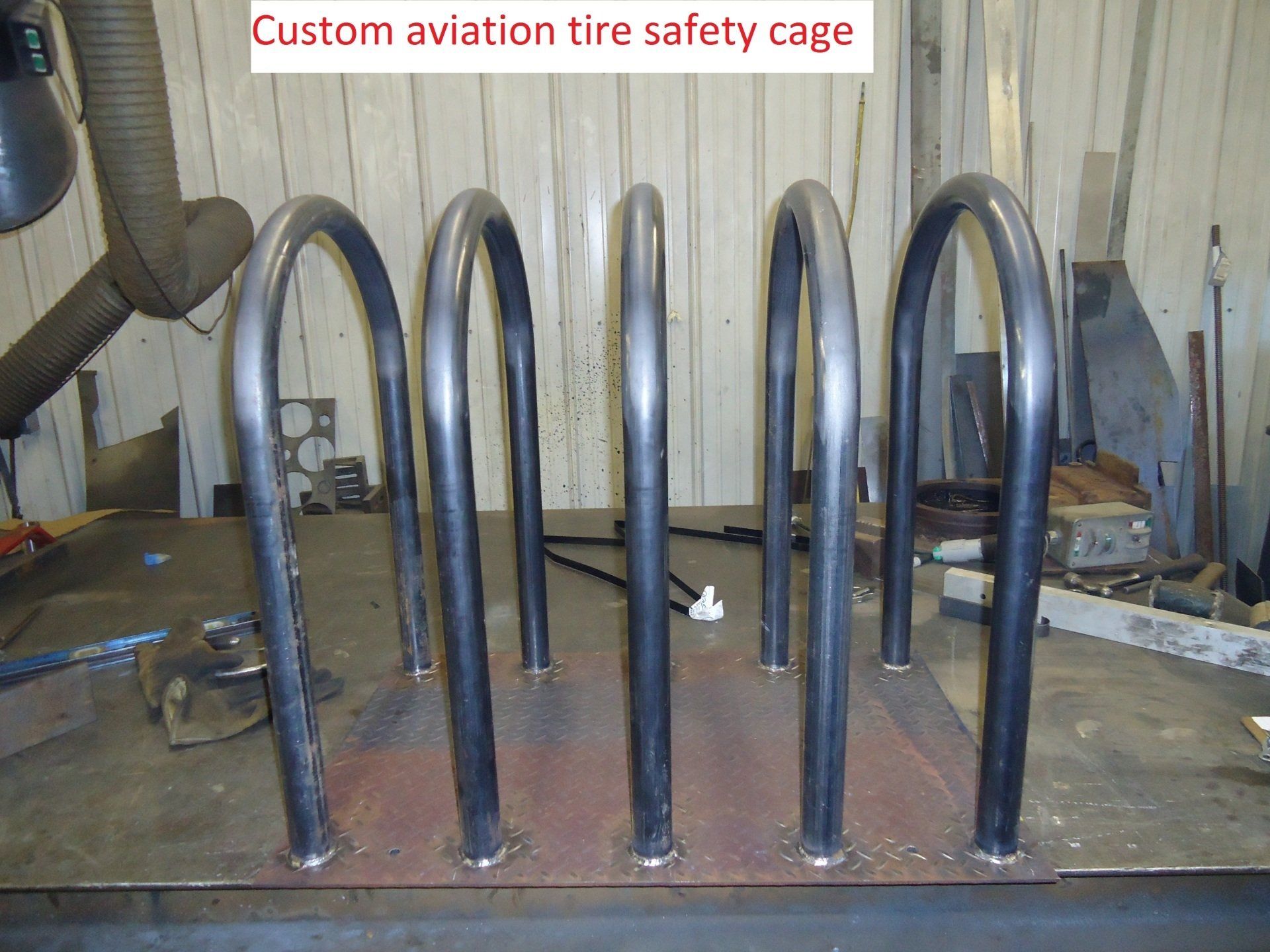 Aviation Tire Safety Cage