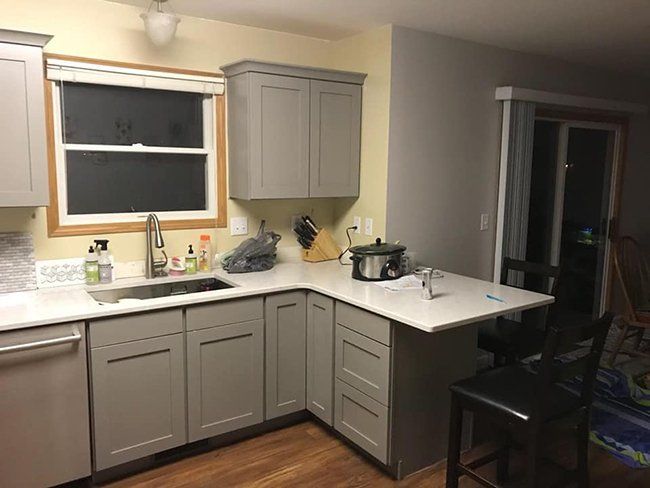 Kitchen cabinets
