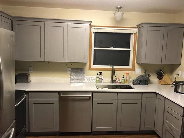 Kitchen cabinets