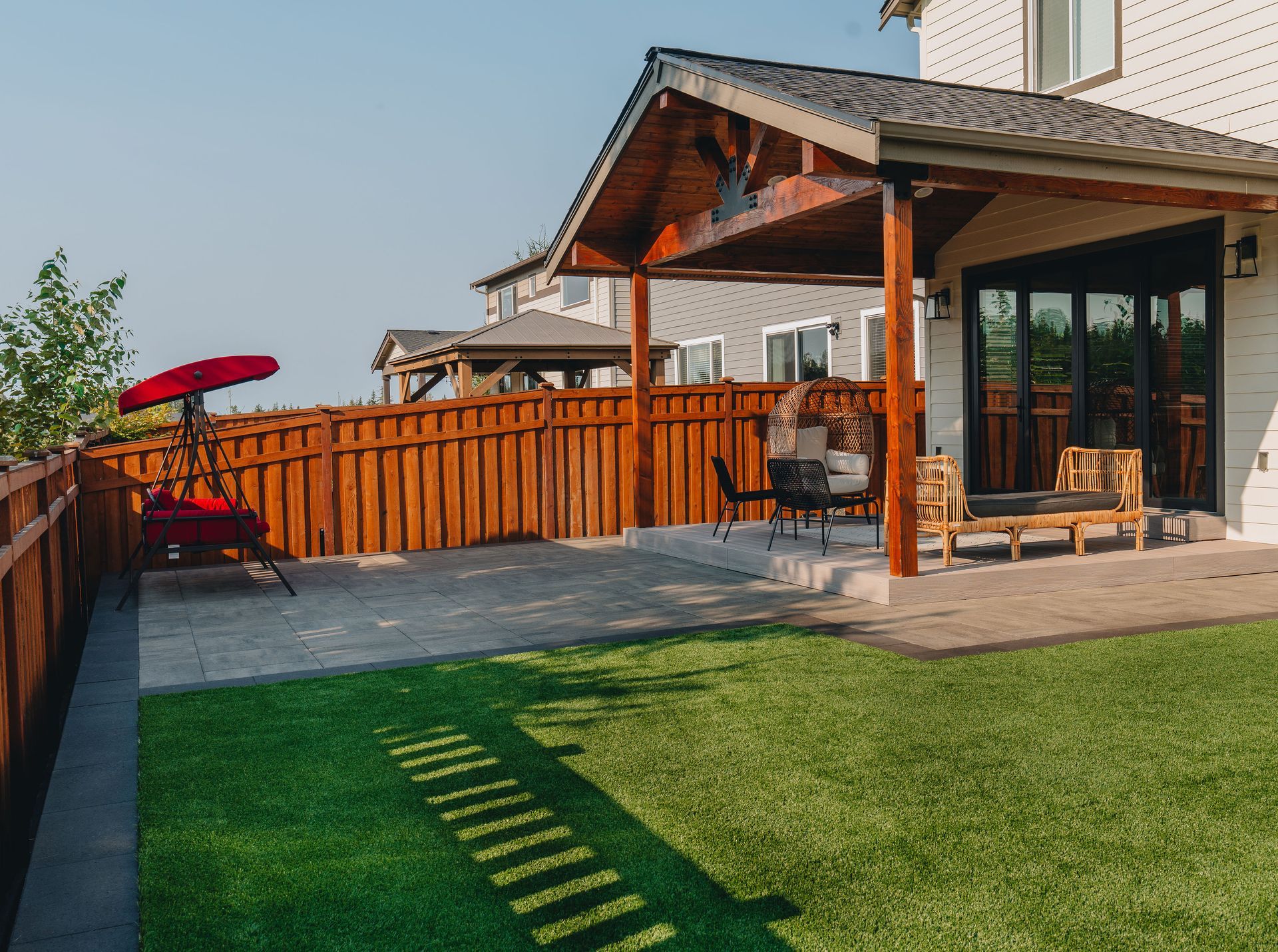 A beautiful landscape design of the Le project