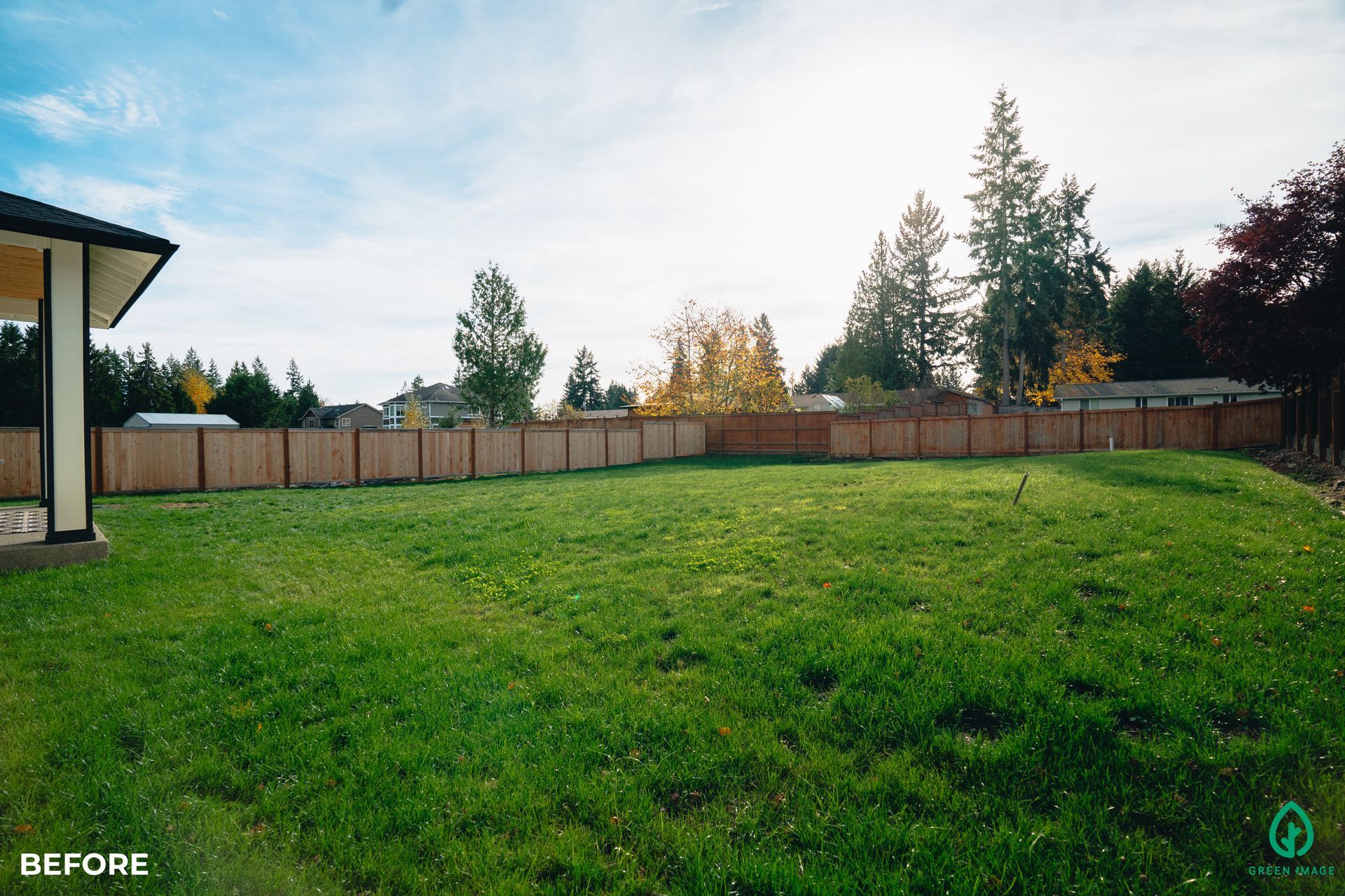 A Before photo of the Lewis project