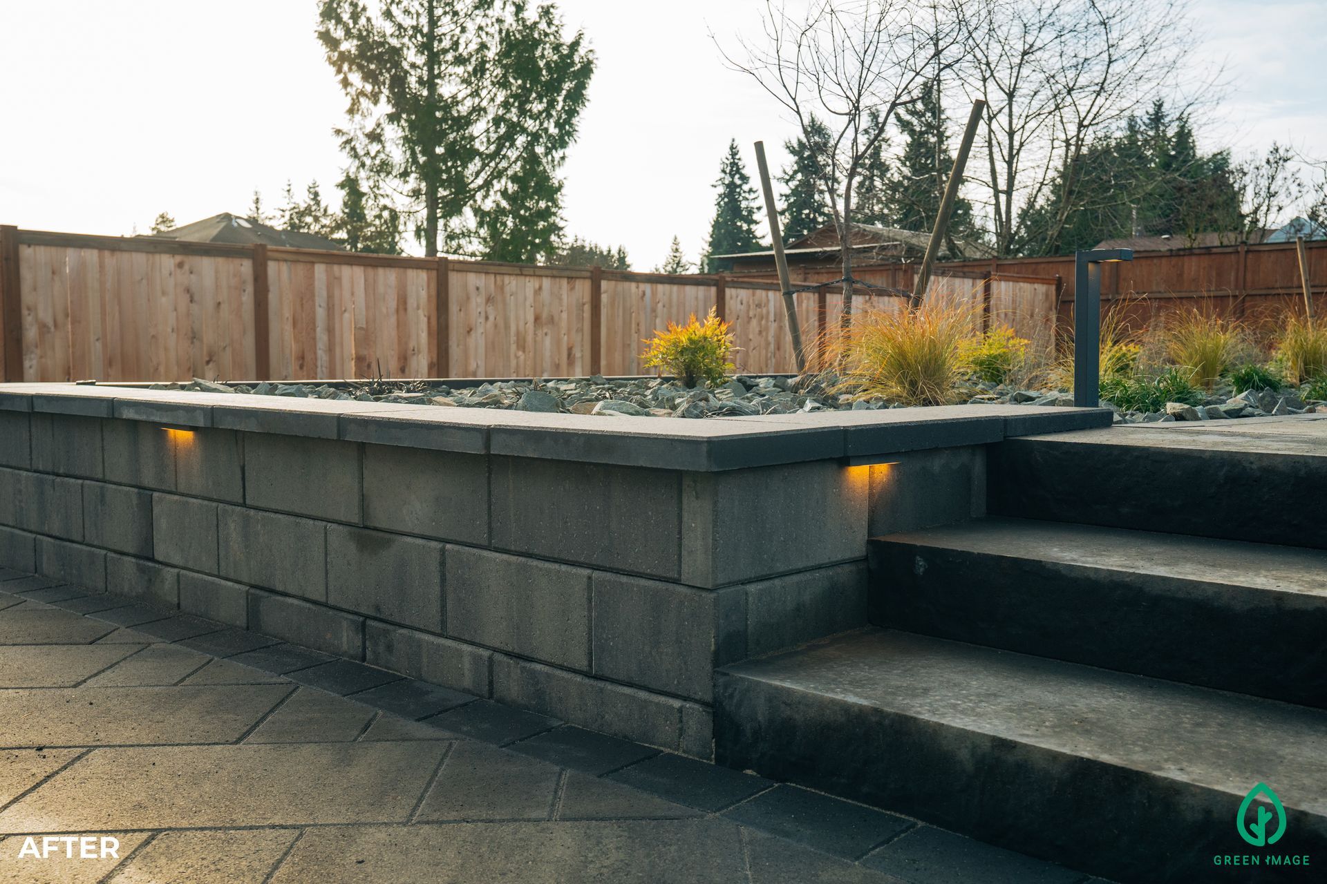 A good-looking outdoor lighting of the Lewis project