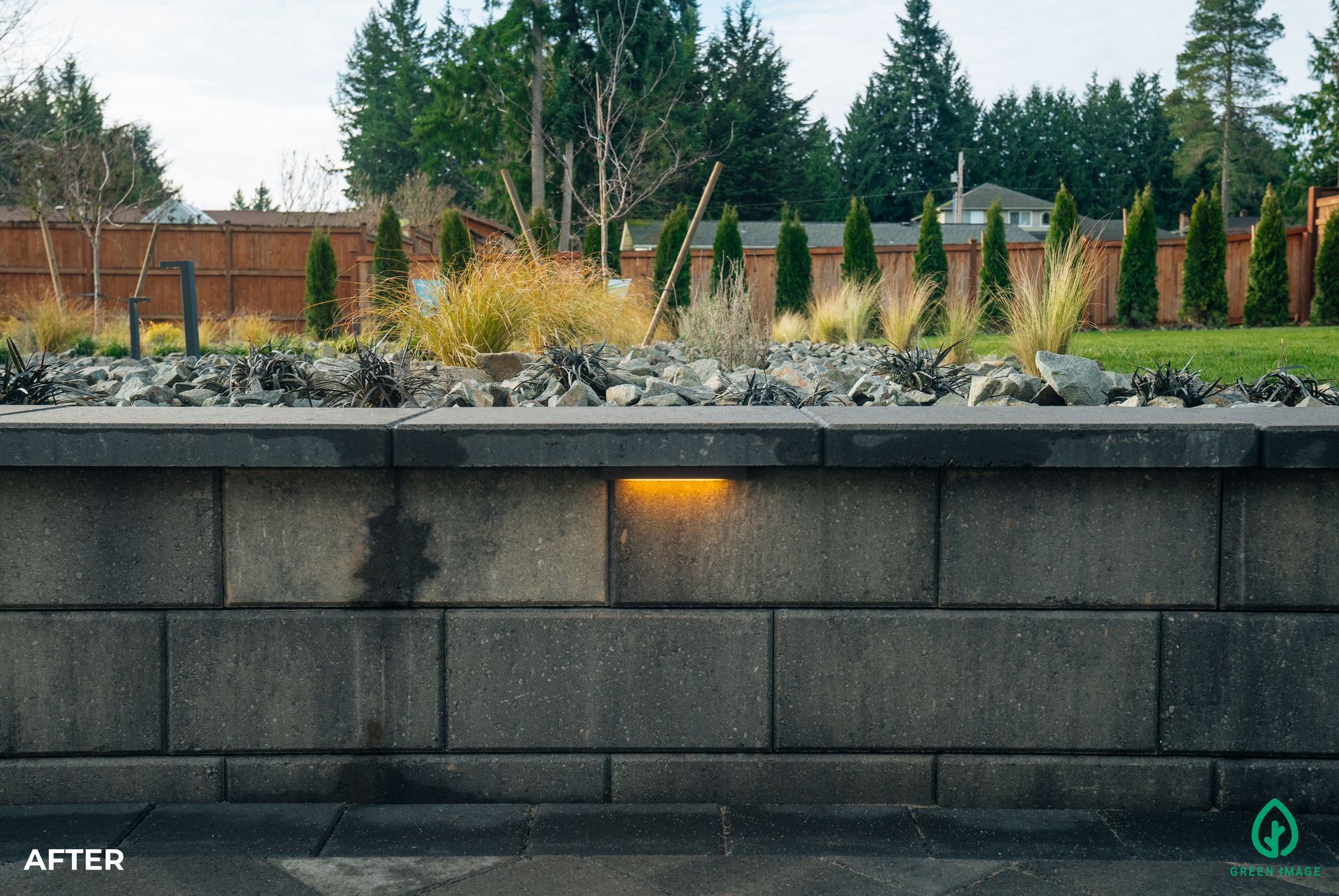 An engaging landscape design of the Lewis project