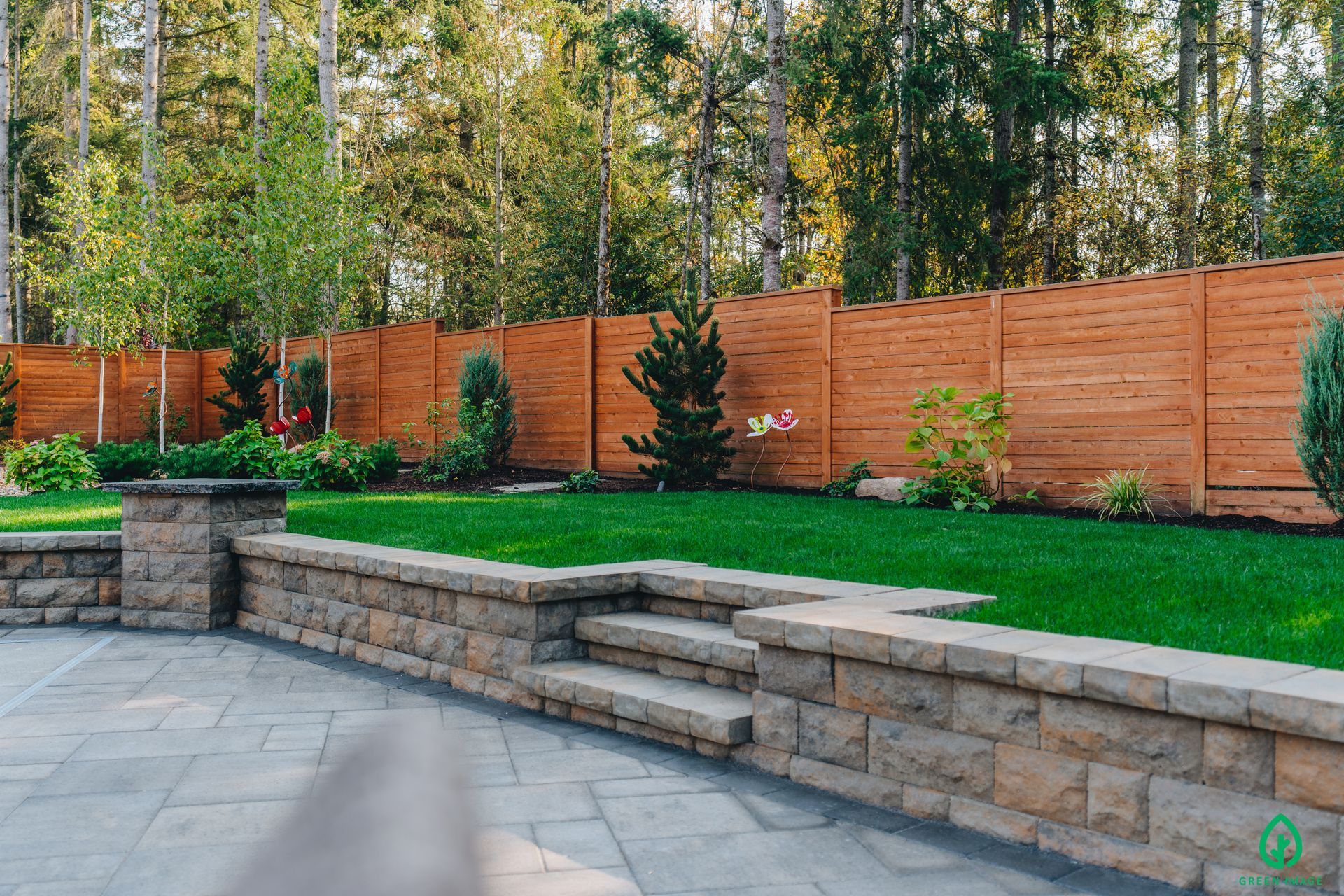 An elegant landscape design of the Adam project