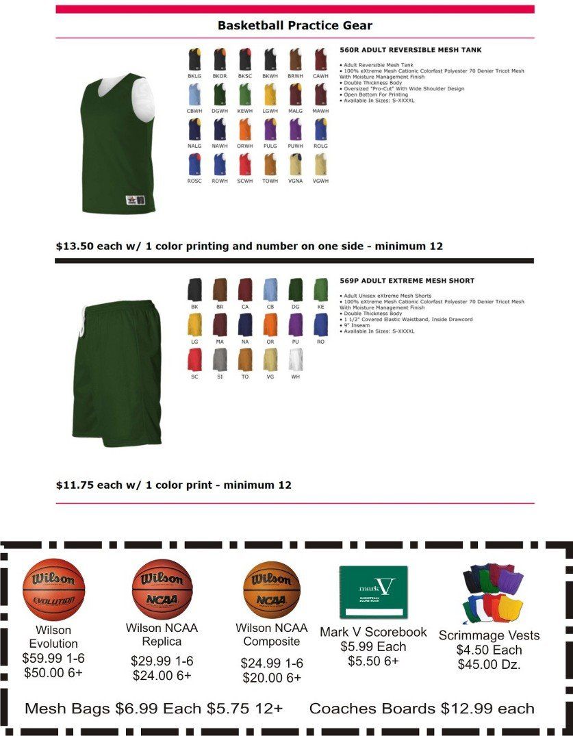 basketball page practice jersey
