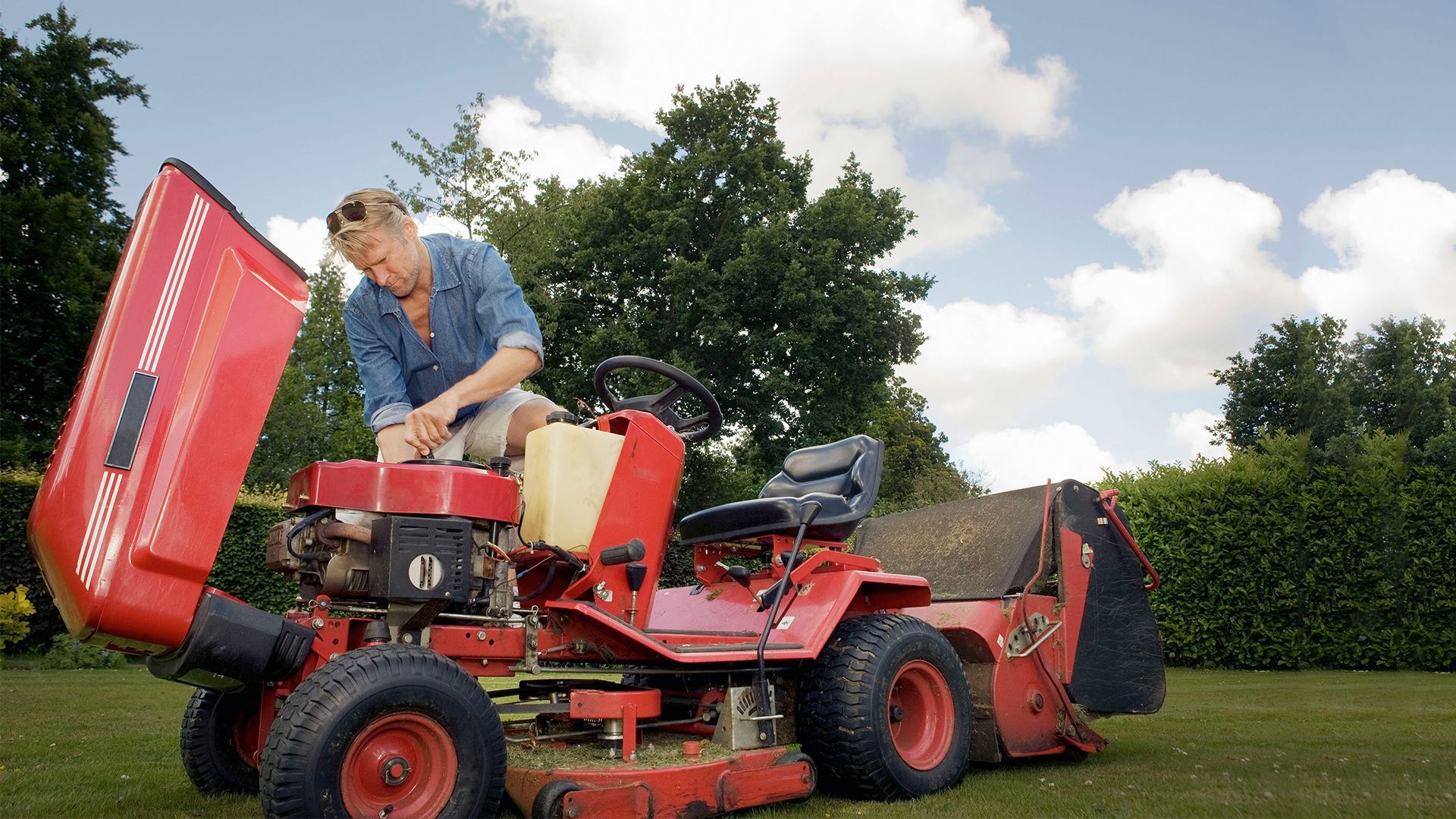 Lawn mower repair
