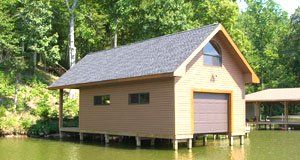 Simple boathouse