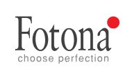 Fotona logo with a red dot and the tagline “choose perfection”