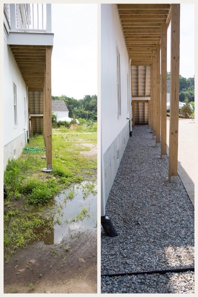 Before and after landscaping