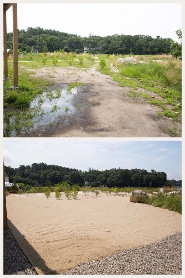 Before and after landscaping
