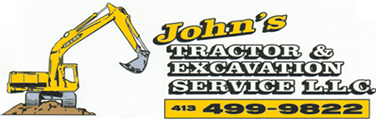 John's tractor and excavation service company logo