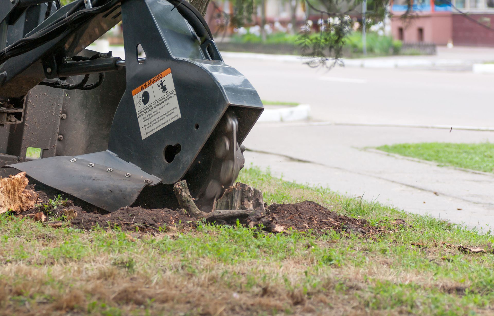 Stump grinding