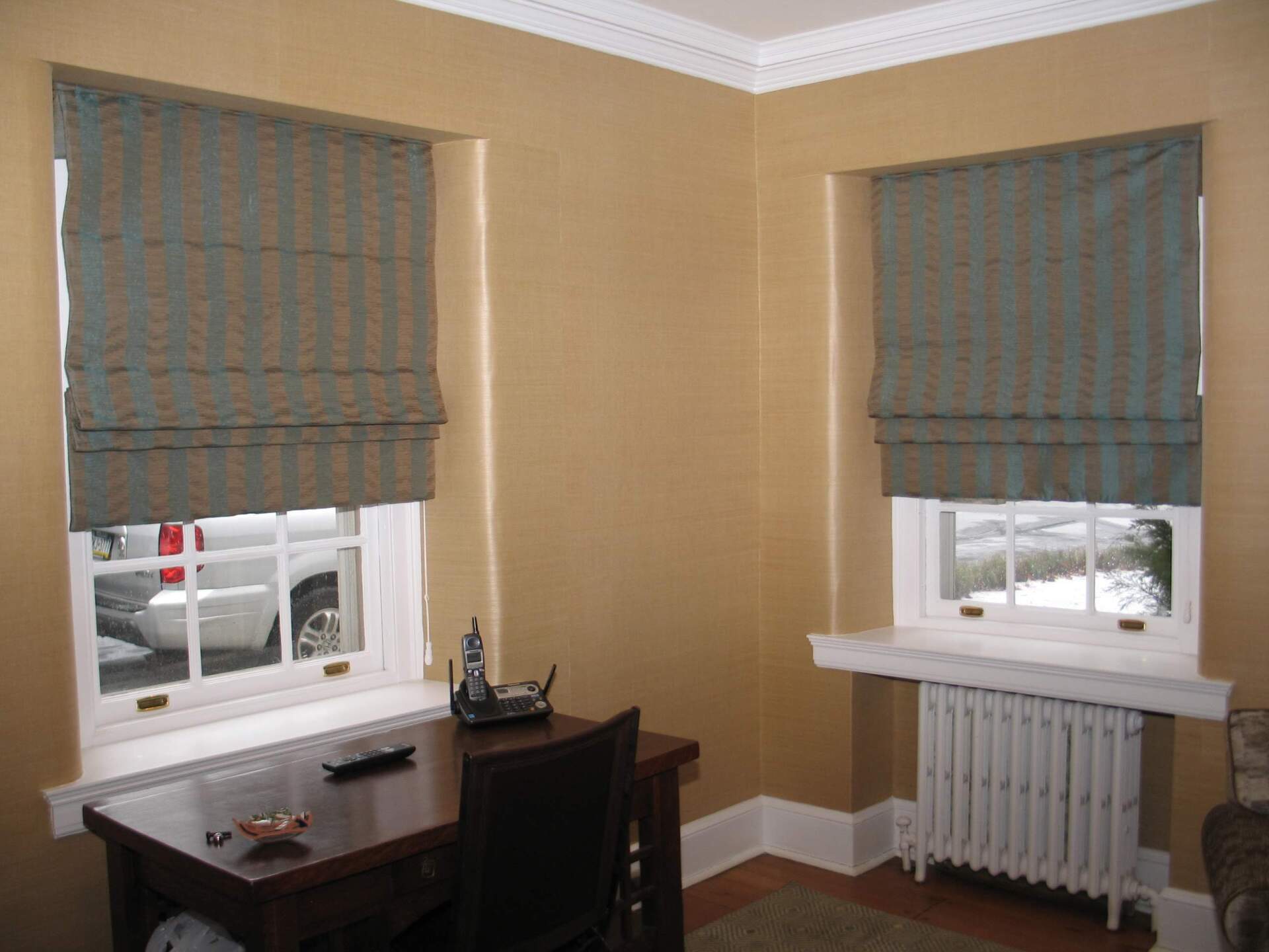Roman shades