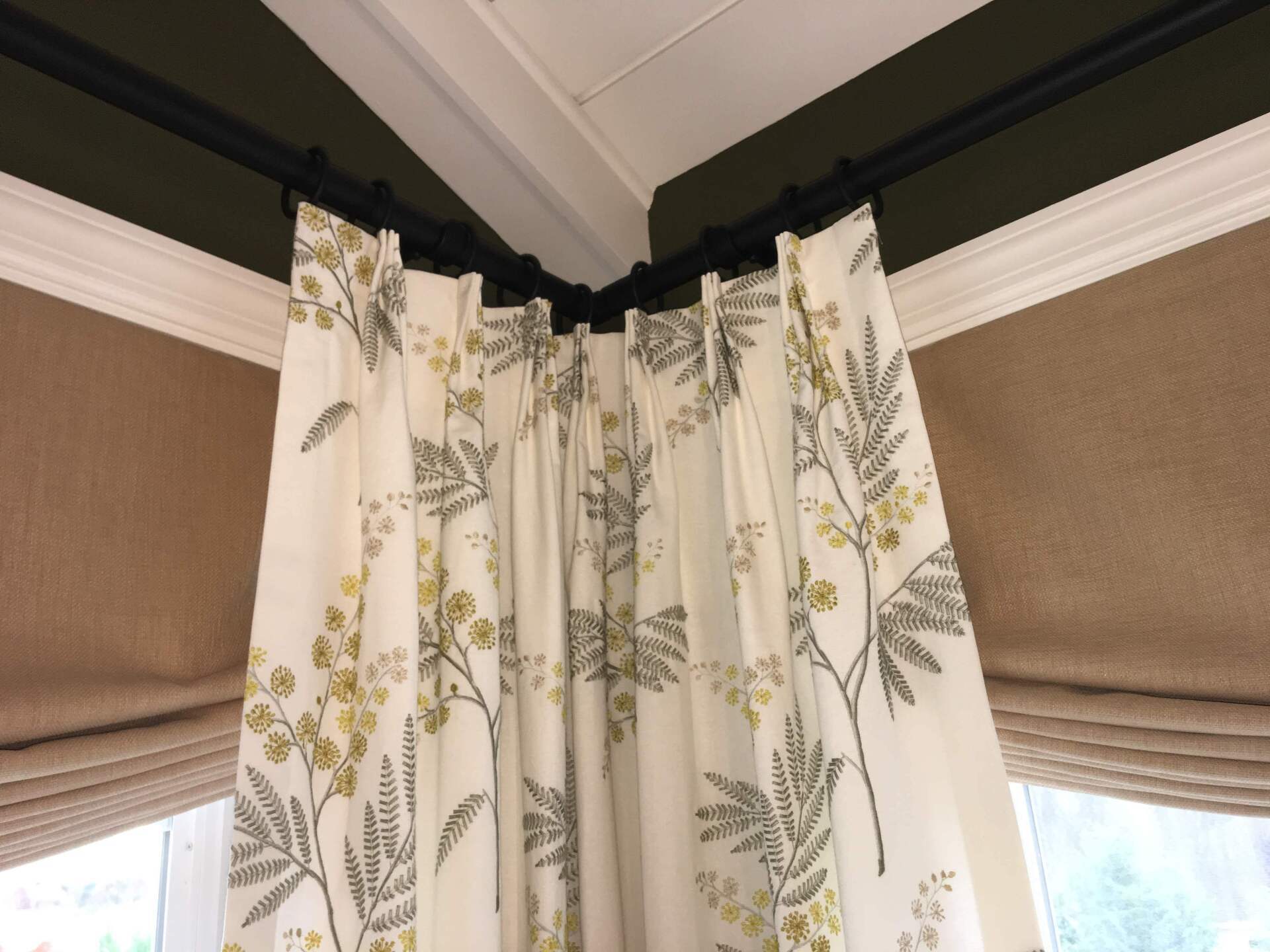 Roman shades