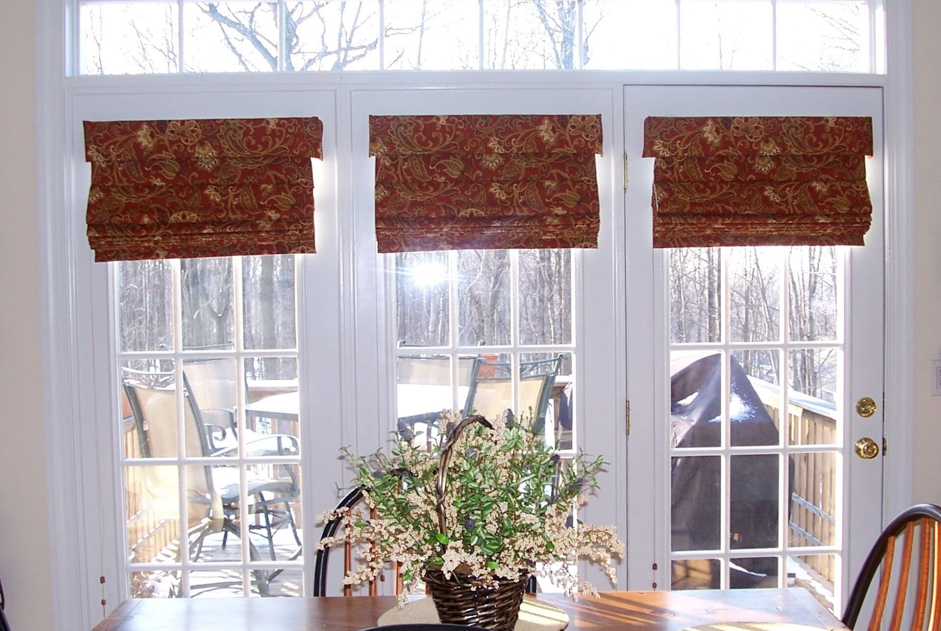 Roman shades