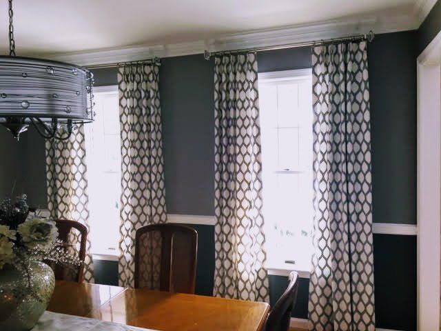 Window draperies design