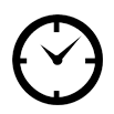 Timer line icon
