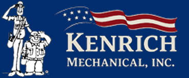 Kenrich Mechanicing Inc. logo with two cartoon men saluting.