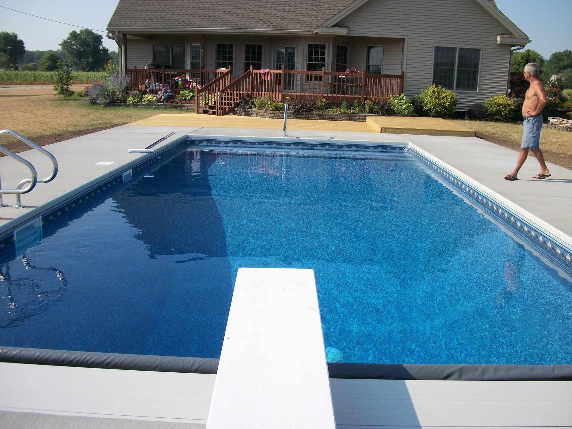 large inground pools