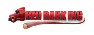 Red logo with a red semi-truck icon, "RED BARK INC," and a red curved line.